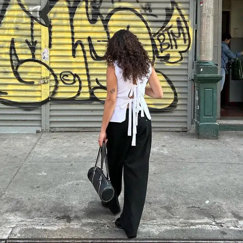 Hollow Bandage Vest Top