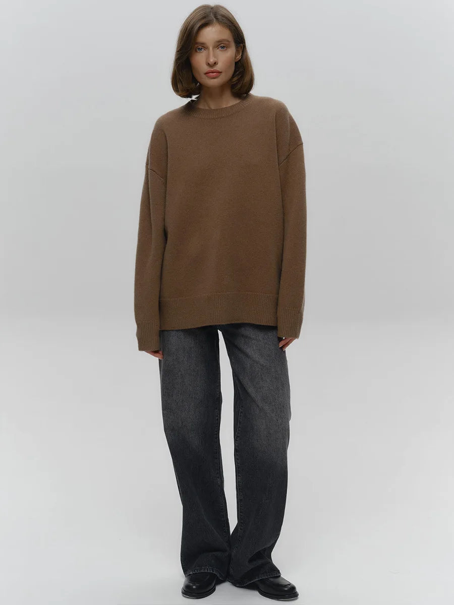 Women’s O-Neck Oversized Sweater