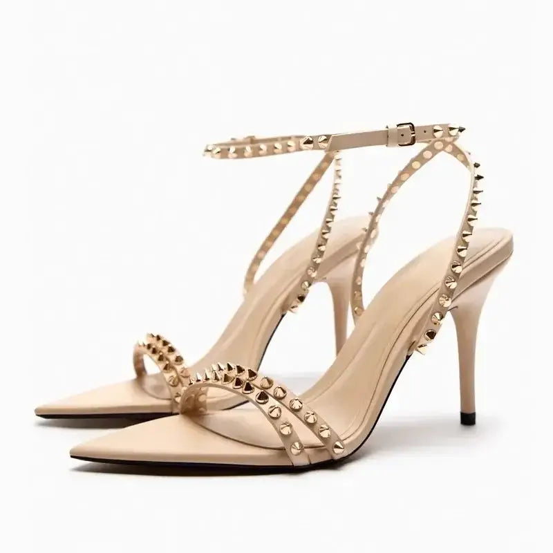 Thin Heeled Sandals Women