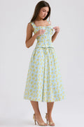 Summer Floral Print 2 Piece Dress Set - Norellé