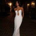 Strapless Cut Out Bodycon Maxi Dress Women - Norellé