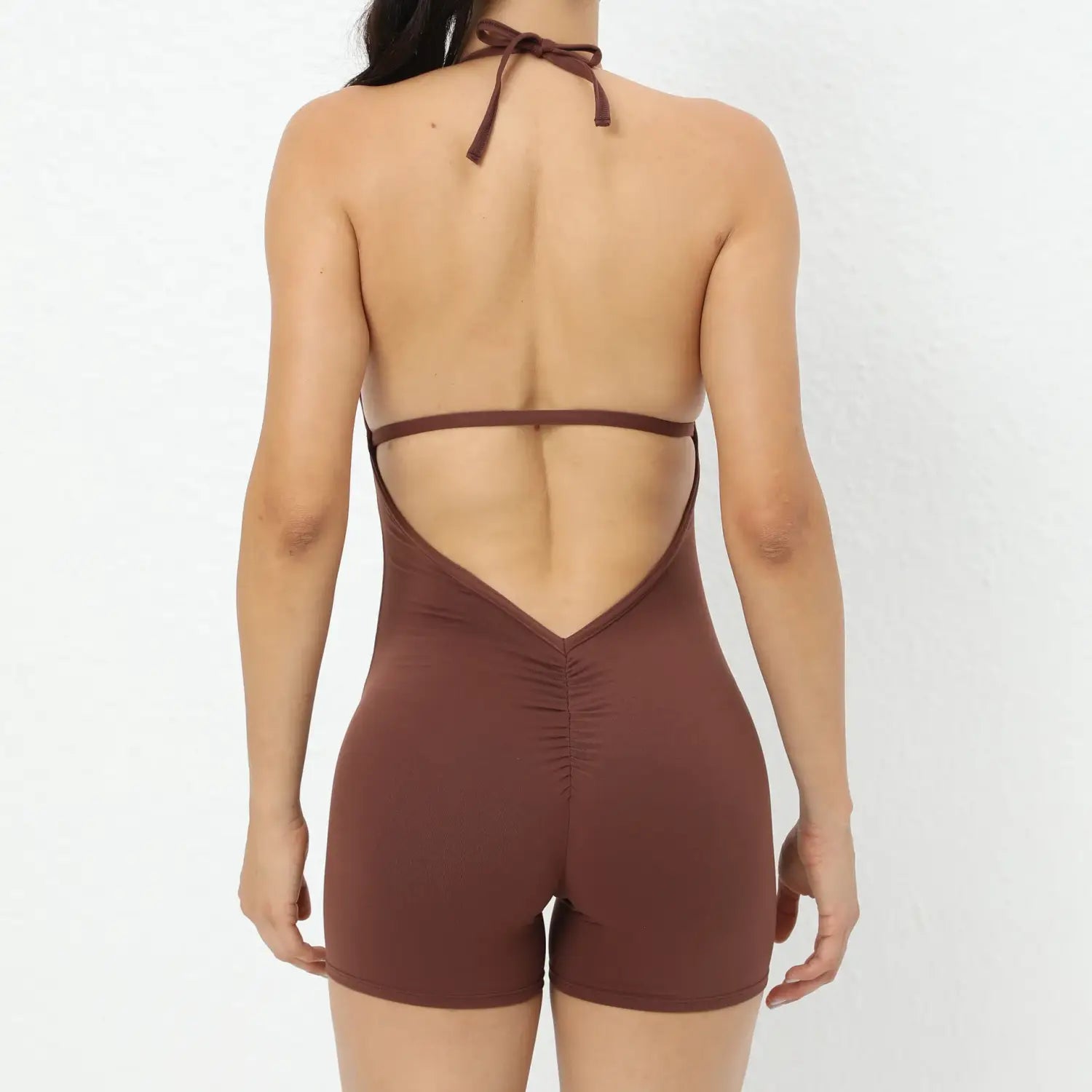 Yoga Set Backless One-Piece Suit Workout Jumpsuit Women Short Gym Rompers