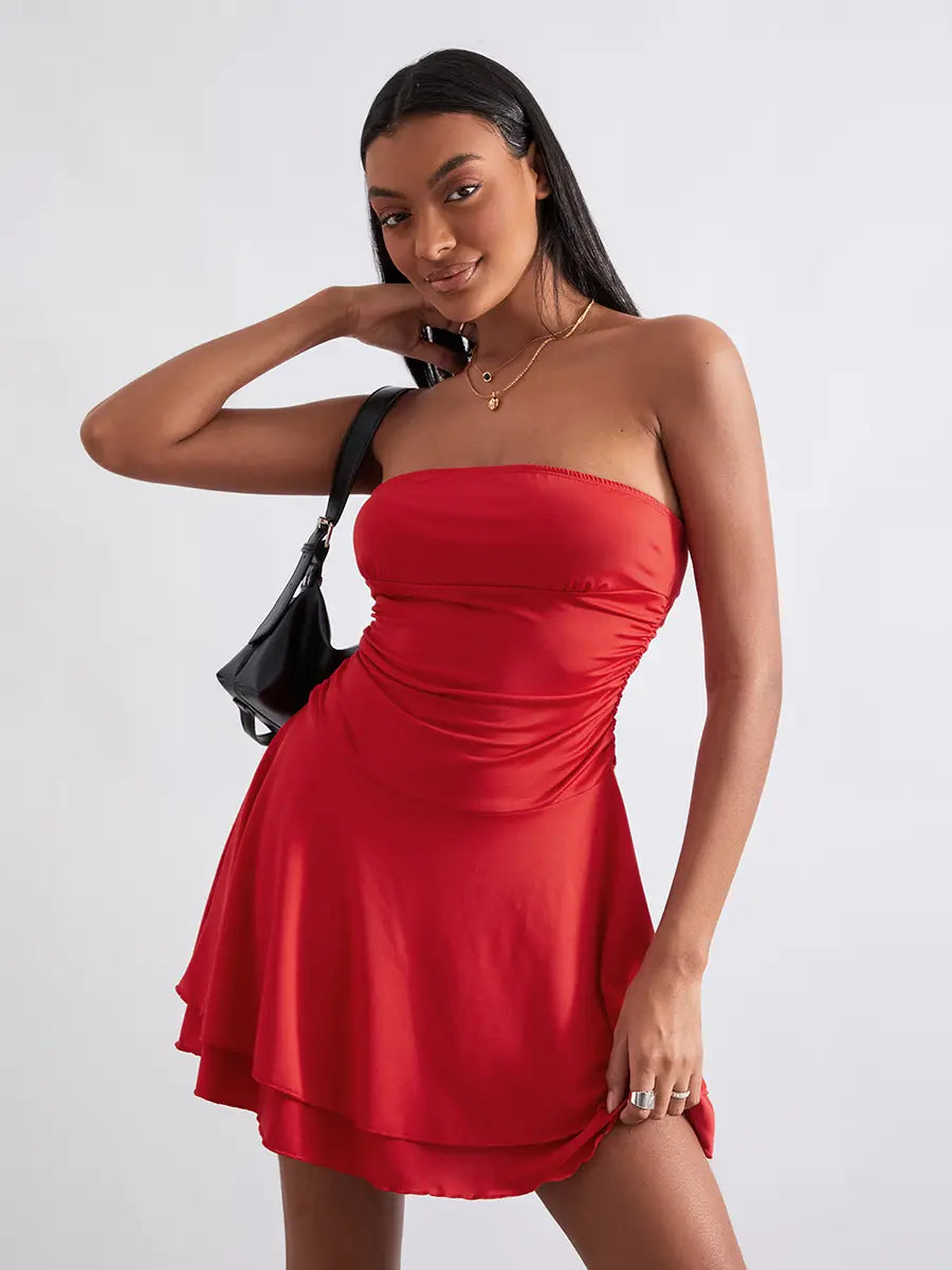Women’s Sleeveless Strapless Dress