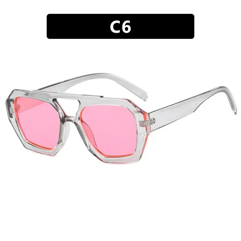 Fashion Sunglasses Designer Colored Lenses Sun Shade Glasses for Women