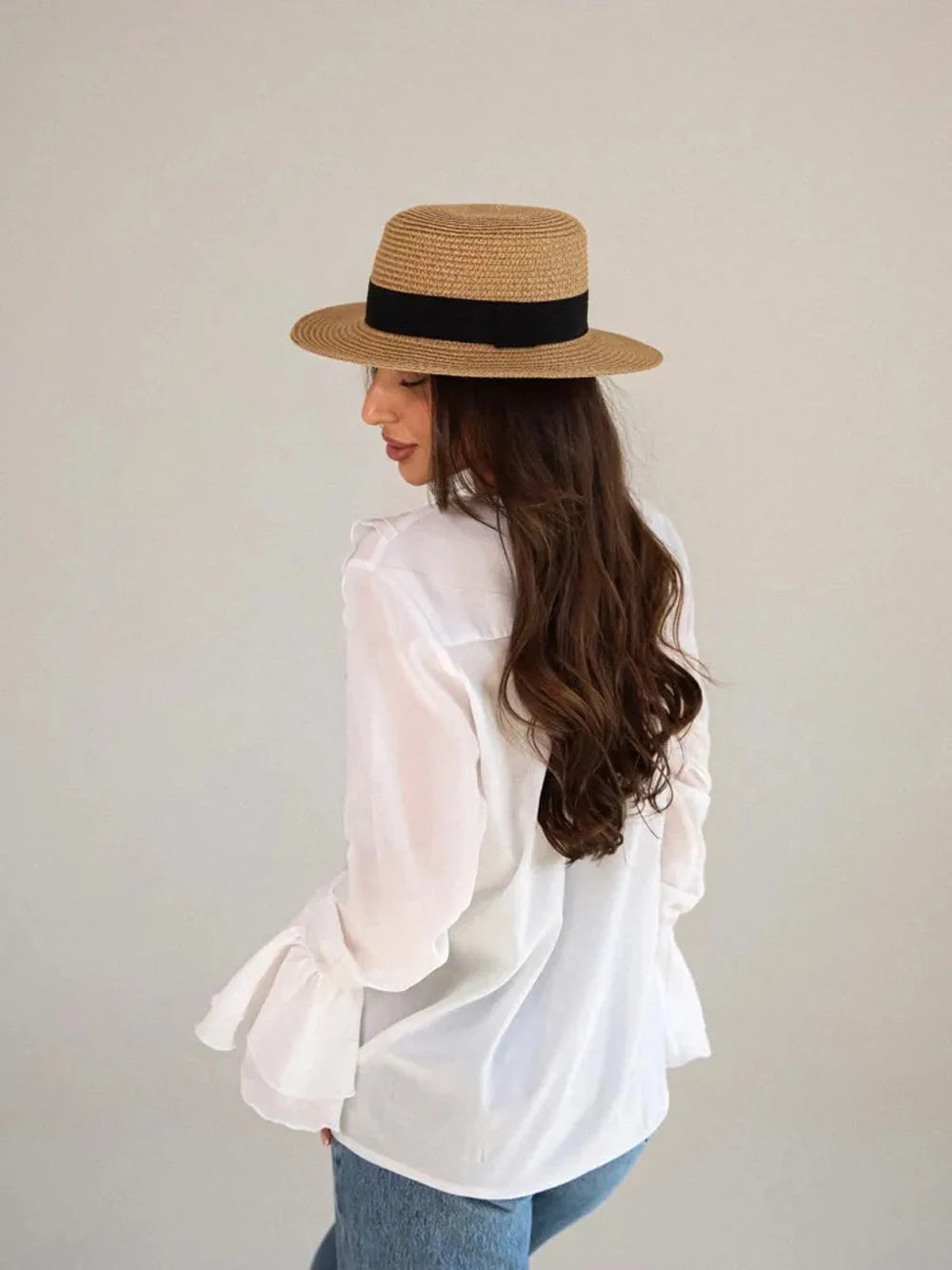 Natural Grass Woven Straw Sunshade Hat