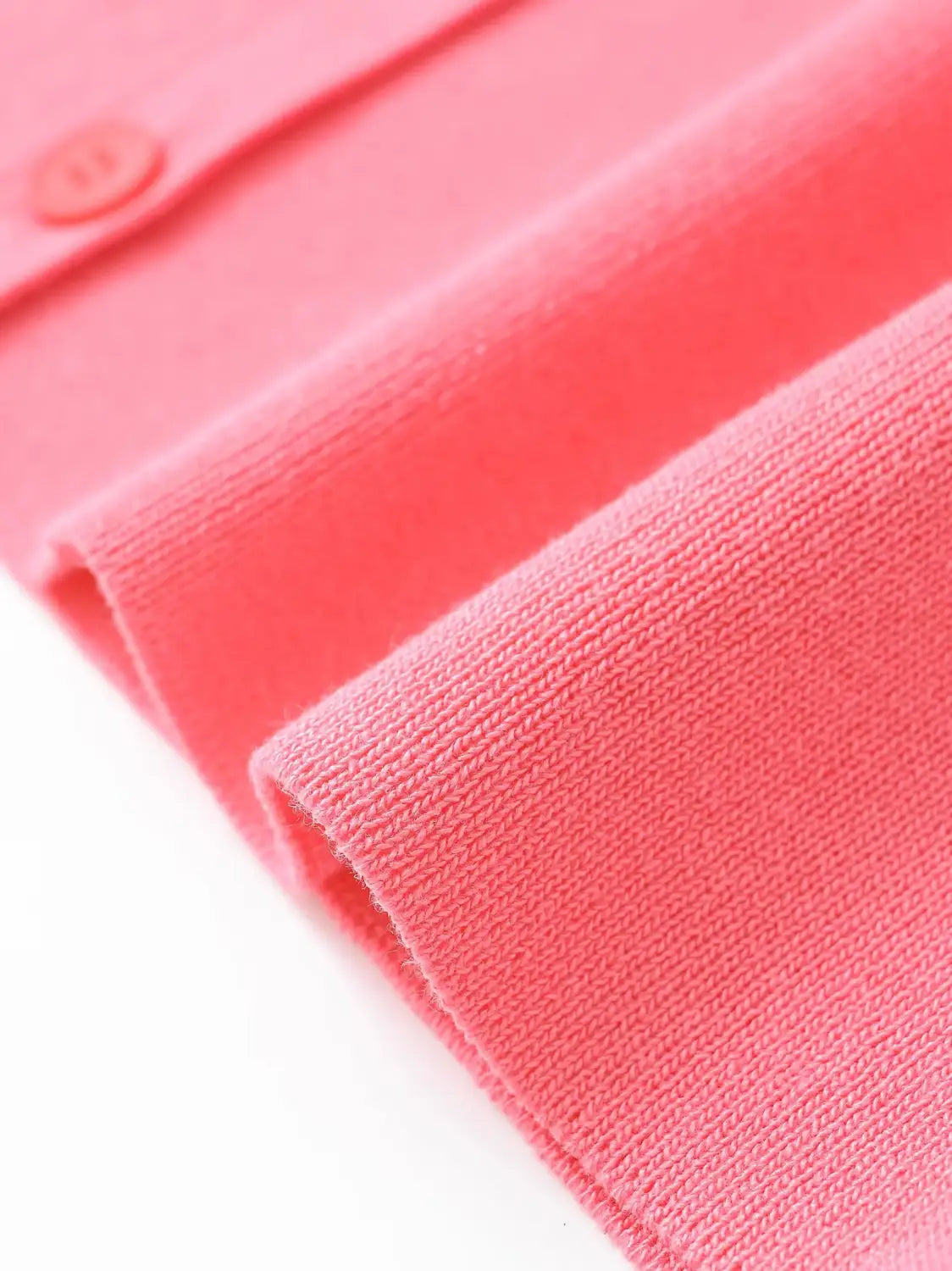 Women’s Long Sleeve Round Neck Flat Needle Knitted Jacket