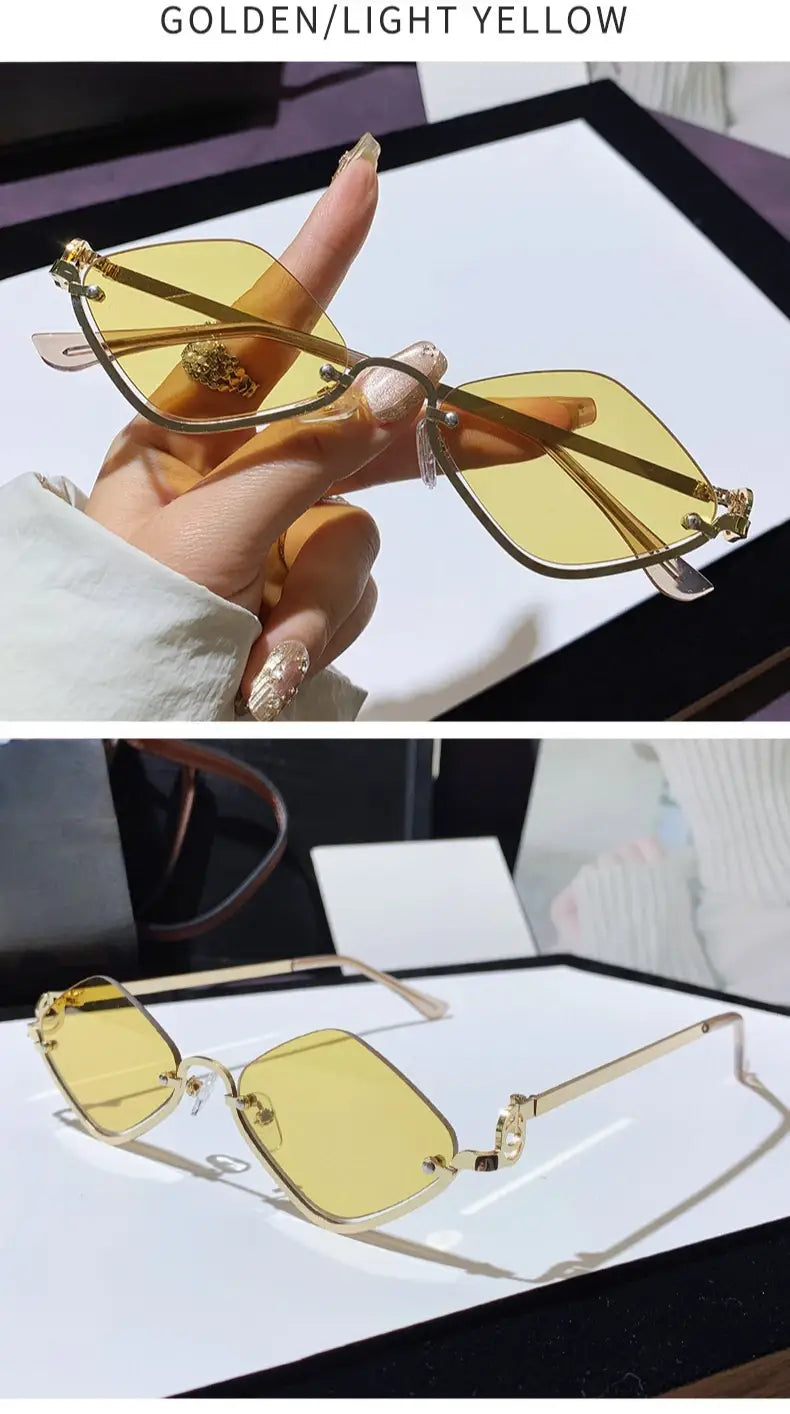 Fashion Small Polygonal Sunglasses Women