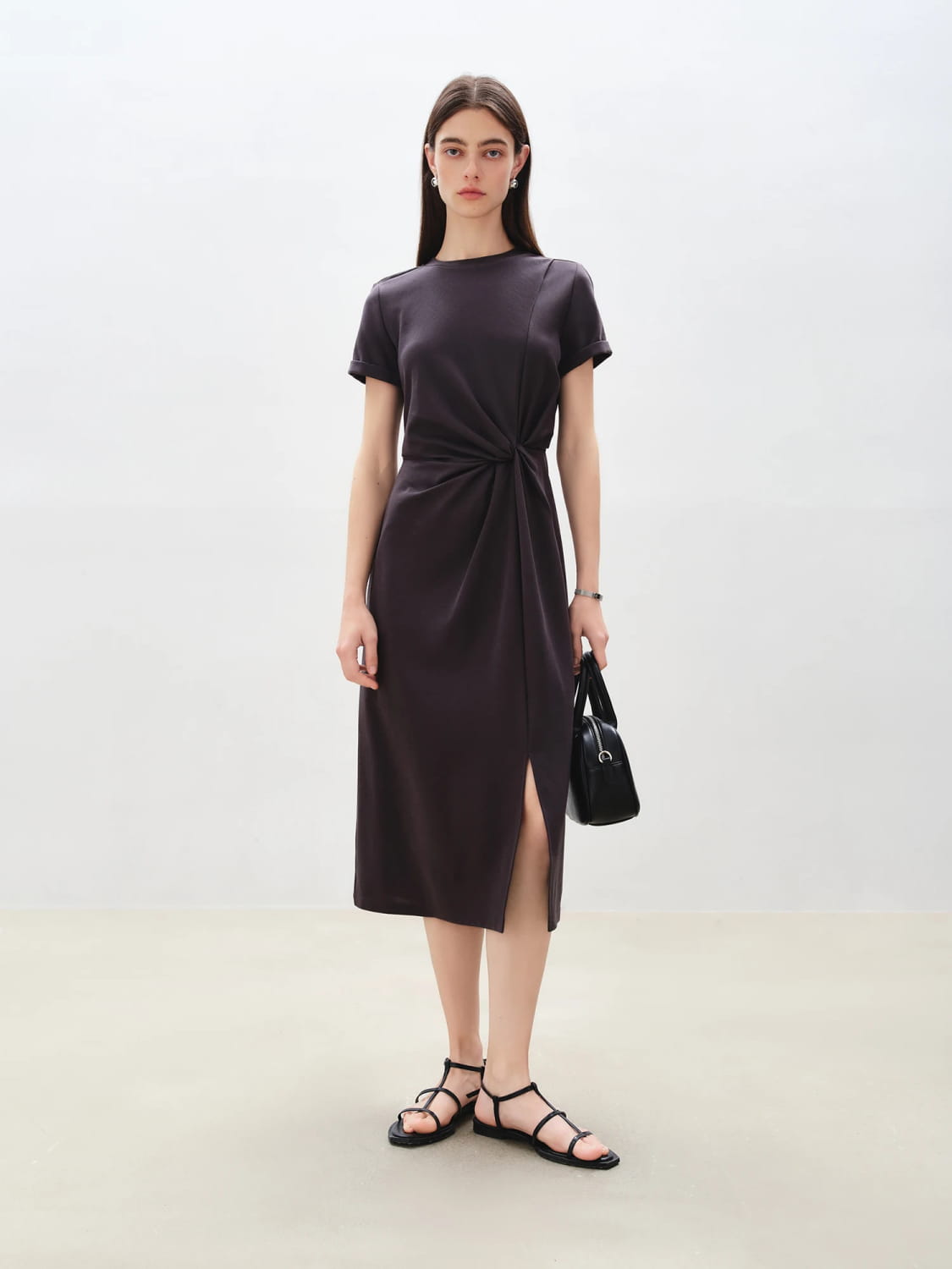 Women Solid Long Dress