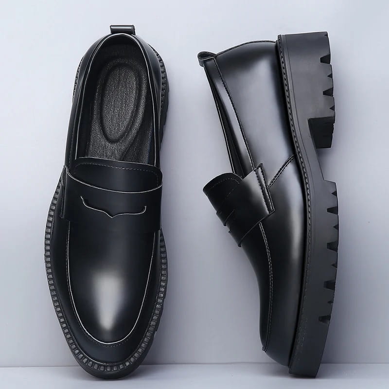 Soft Leather Breathable Loafers