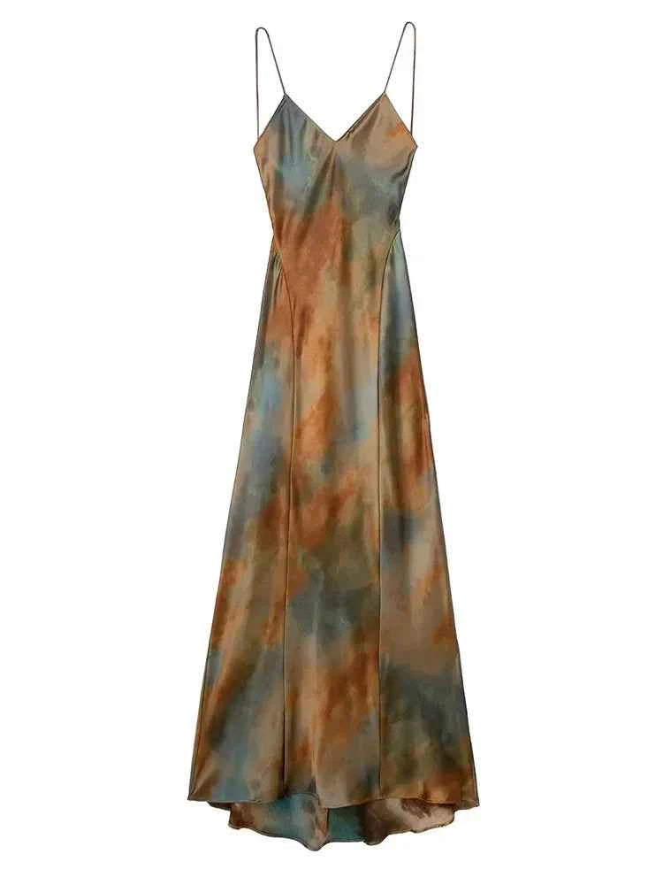 Women's Open Back Sleeveless Dress