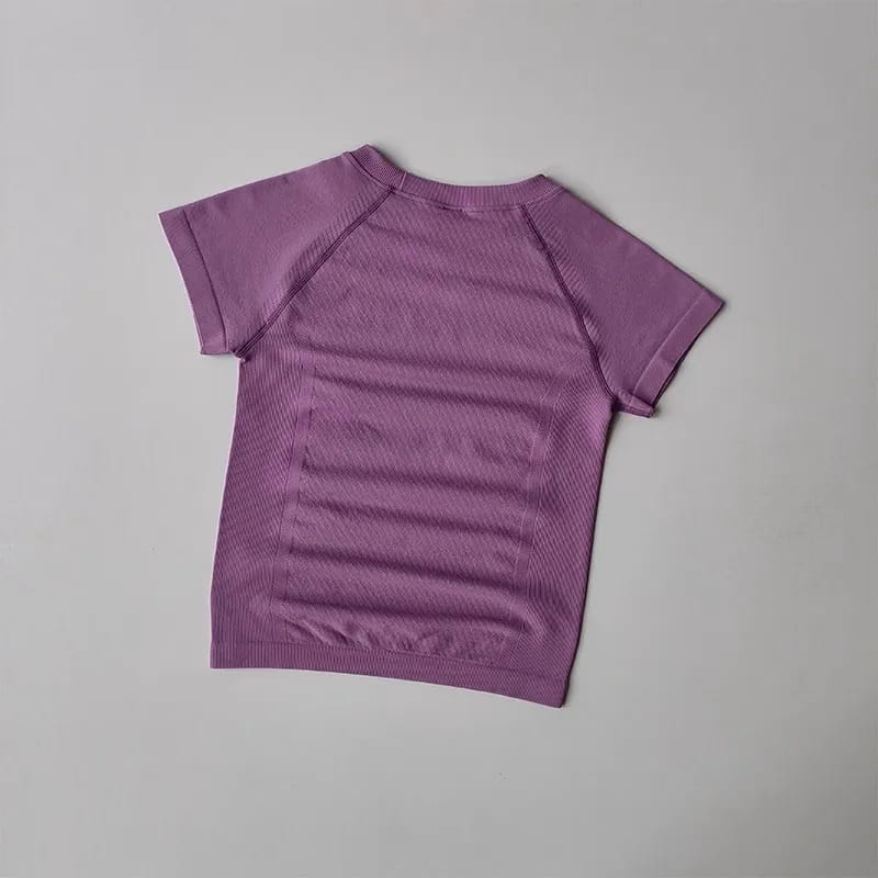 Women Yoga Top Seamless Sport T-shirt