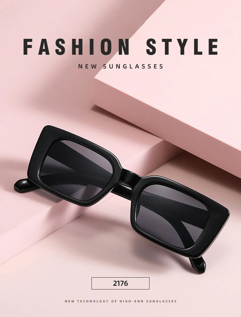 Vintage Square Sunglasses Woman