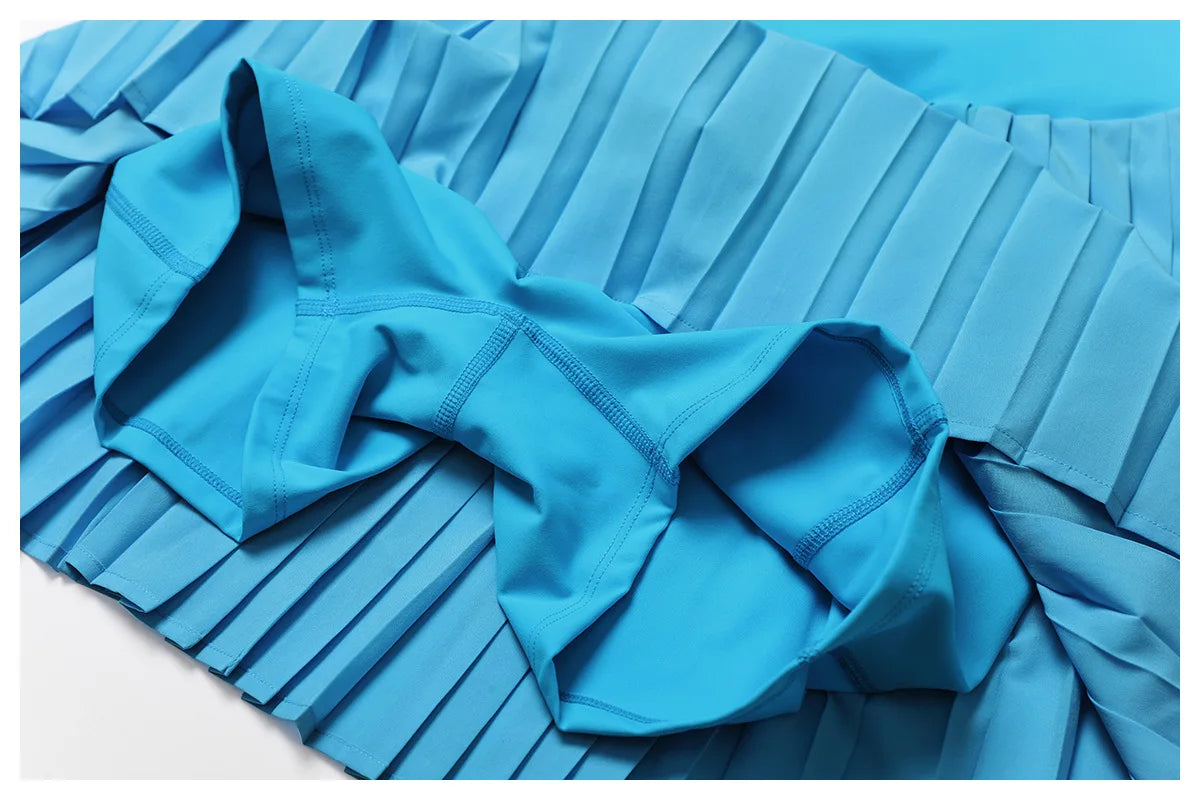 Gym Yoga Clothes Women’s Short Tennis Skirts With pocket Jumpsuit