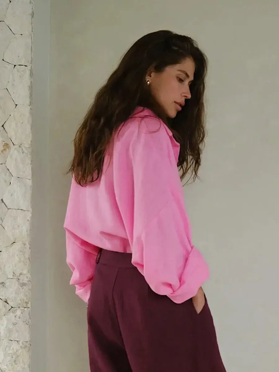 100% Cotton Versatile Lazy Casual Shirt Women’s