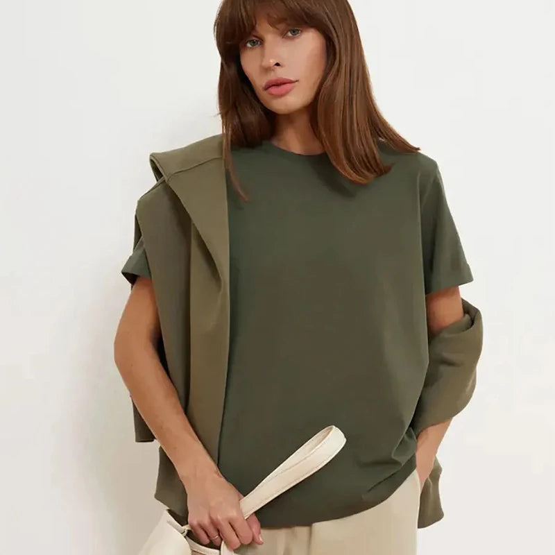 Women Versatile Leisure Daily Tops