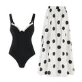 Ruffle Bikini Set Printed Women Swimwear Skirt - Norellé