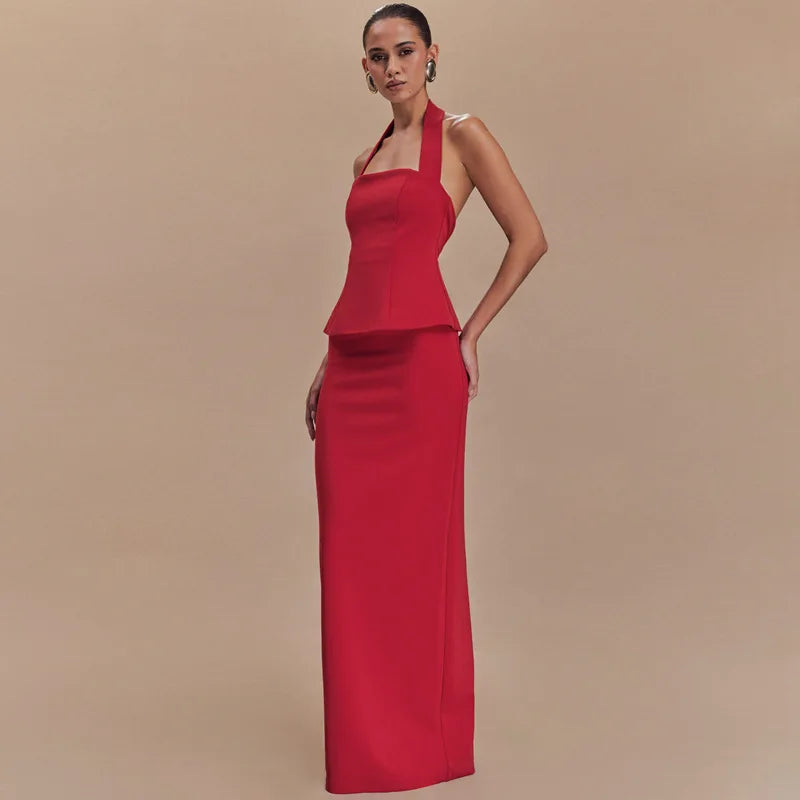 Backless Sexy 2 Piece Sets Women