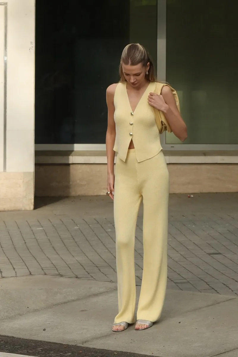 Knit Pant Sets Women