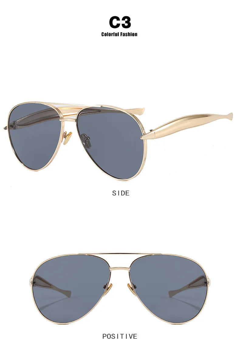 Women’s Oversized Pilot Sunglasses