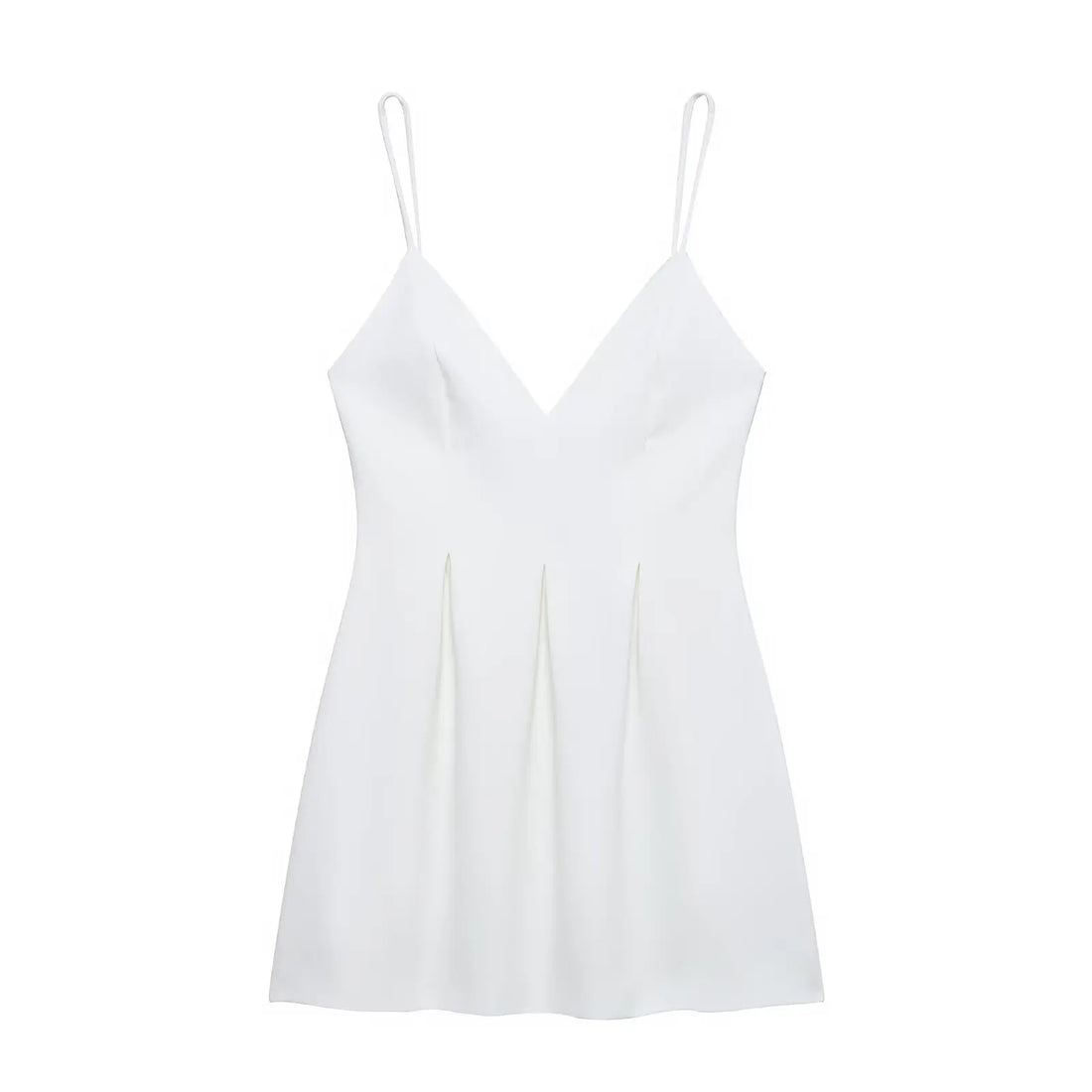 Women Summer High Street Sleeveless Solid Dress - Norellé