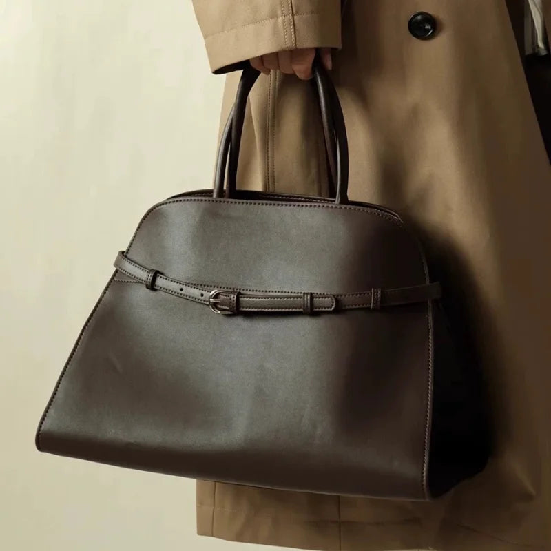 Brand Belt Design Handbag Vintage Women’s Large Capacity