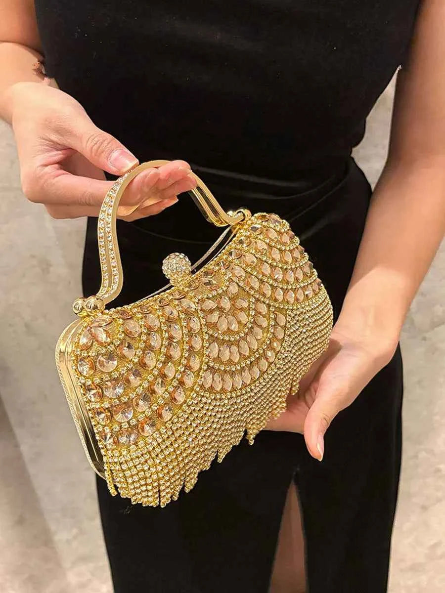 Diamond Evening Clutch Bag
