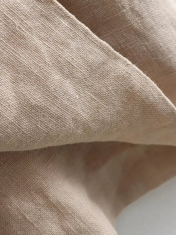 Women Linen Pants Set