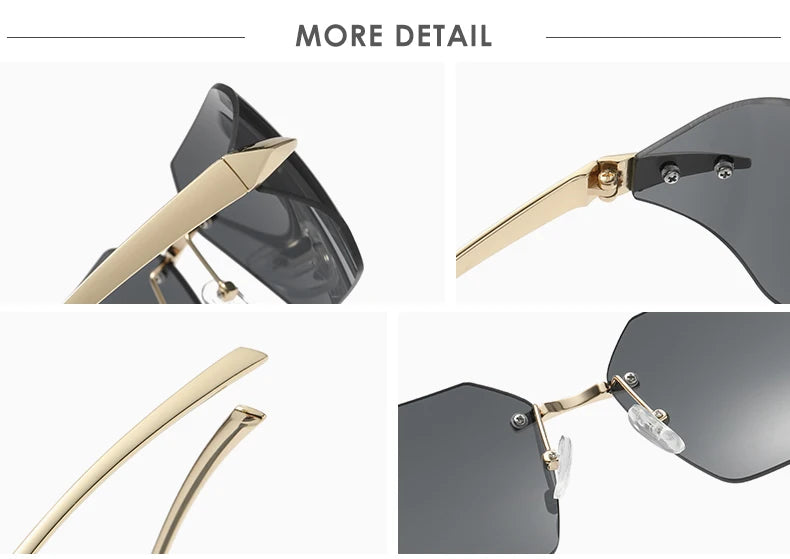 Polygon Square Sunglasses Women