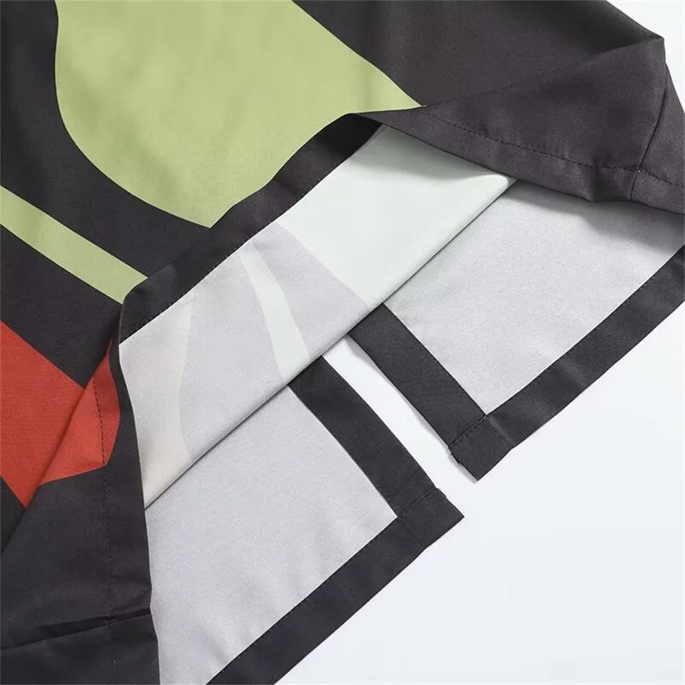 Strapless Backless Printed Long Dress Women