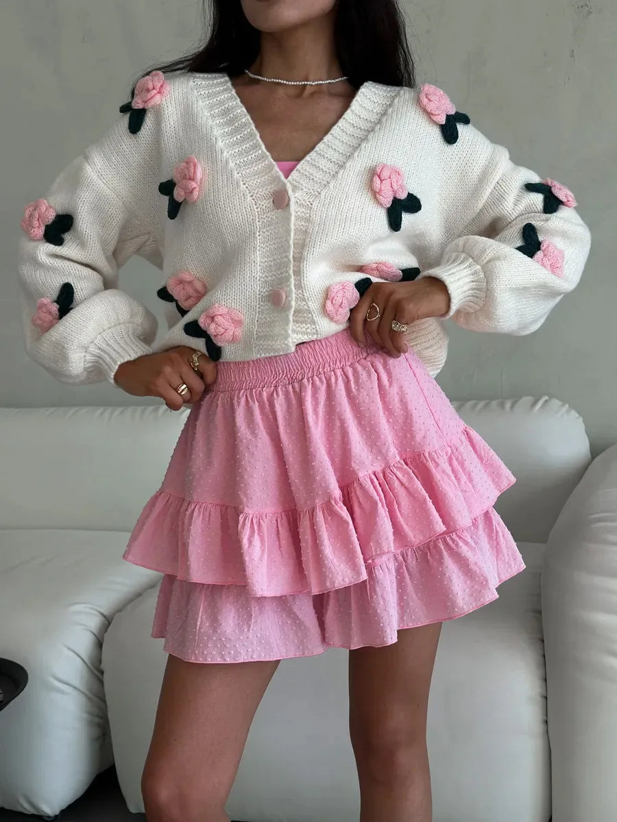 Casual Ruffled Shorts For Women