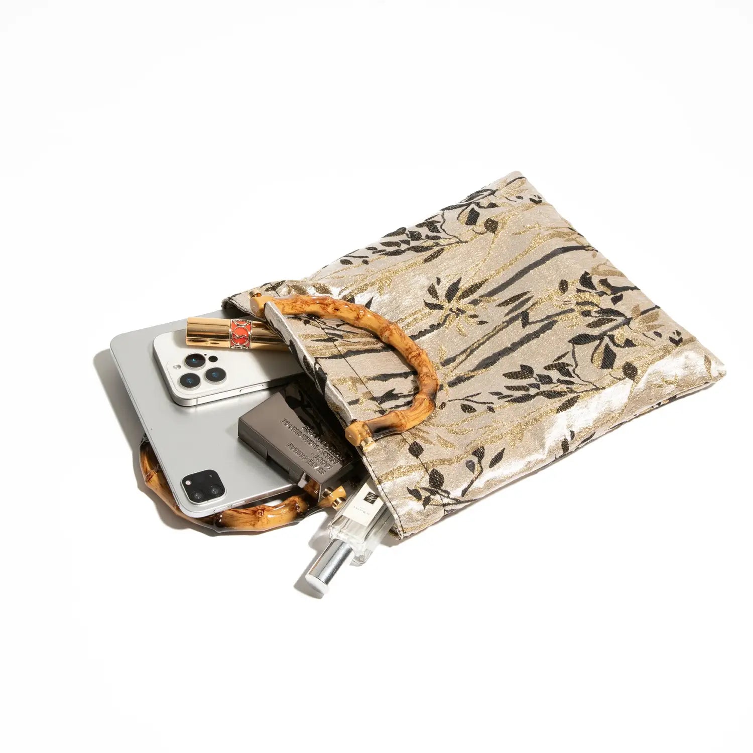 Bamboo Embroidery Clutch Bag