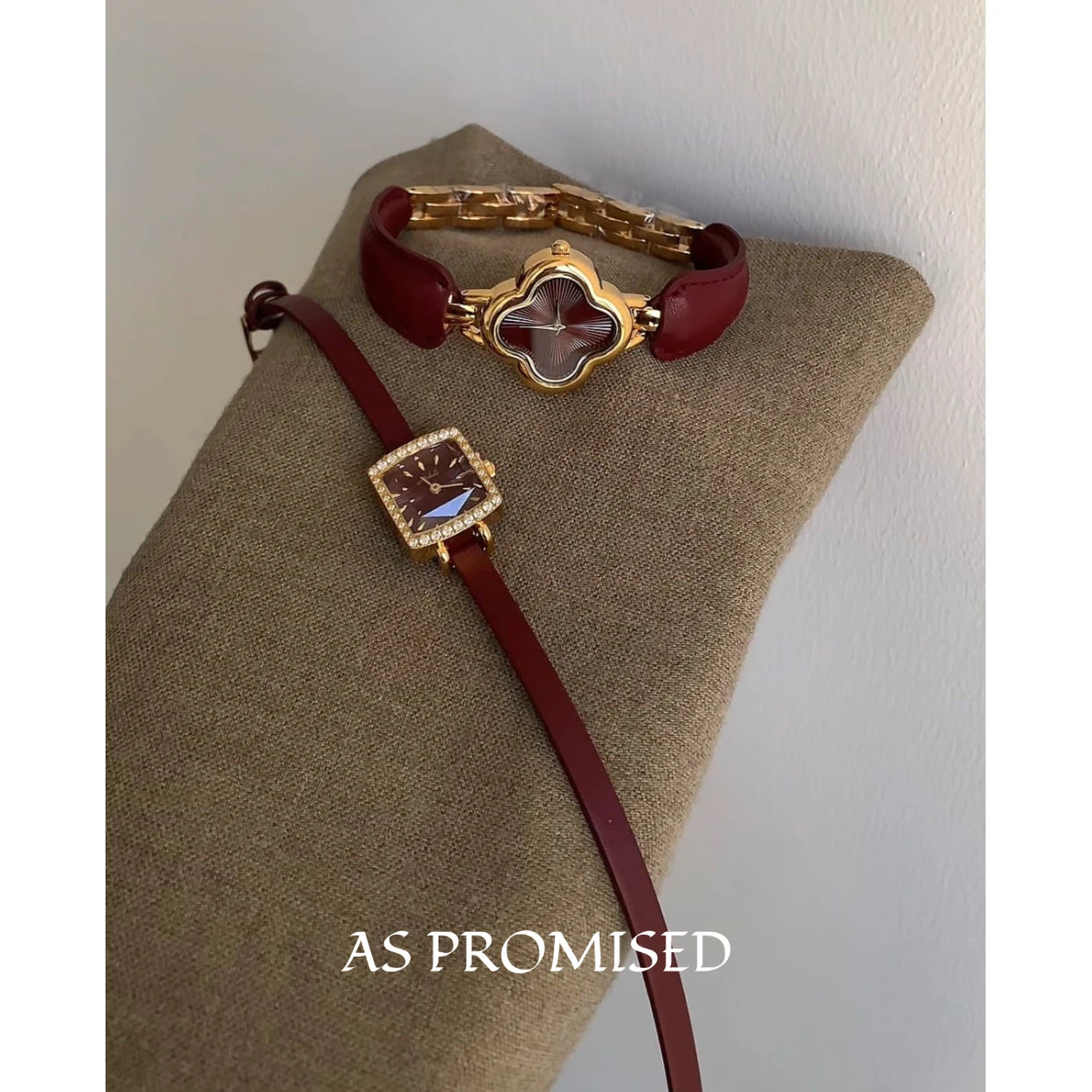 Belt Women’s Watch Flower Dial