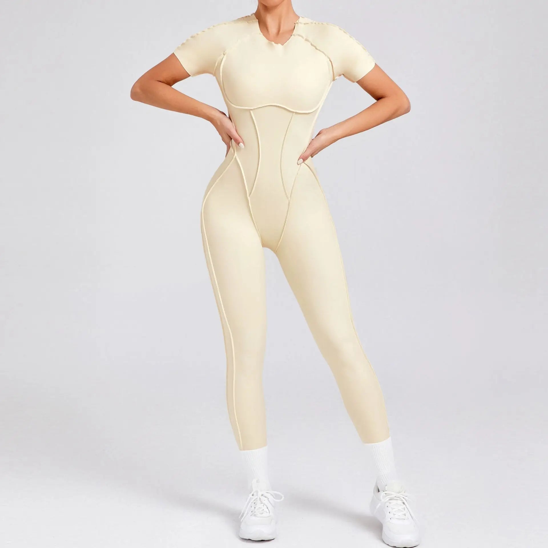 Women’s Sports Bodysuit Kit Yoga Fitness Jumpsuit