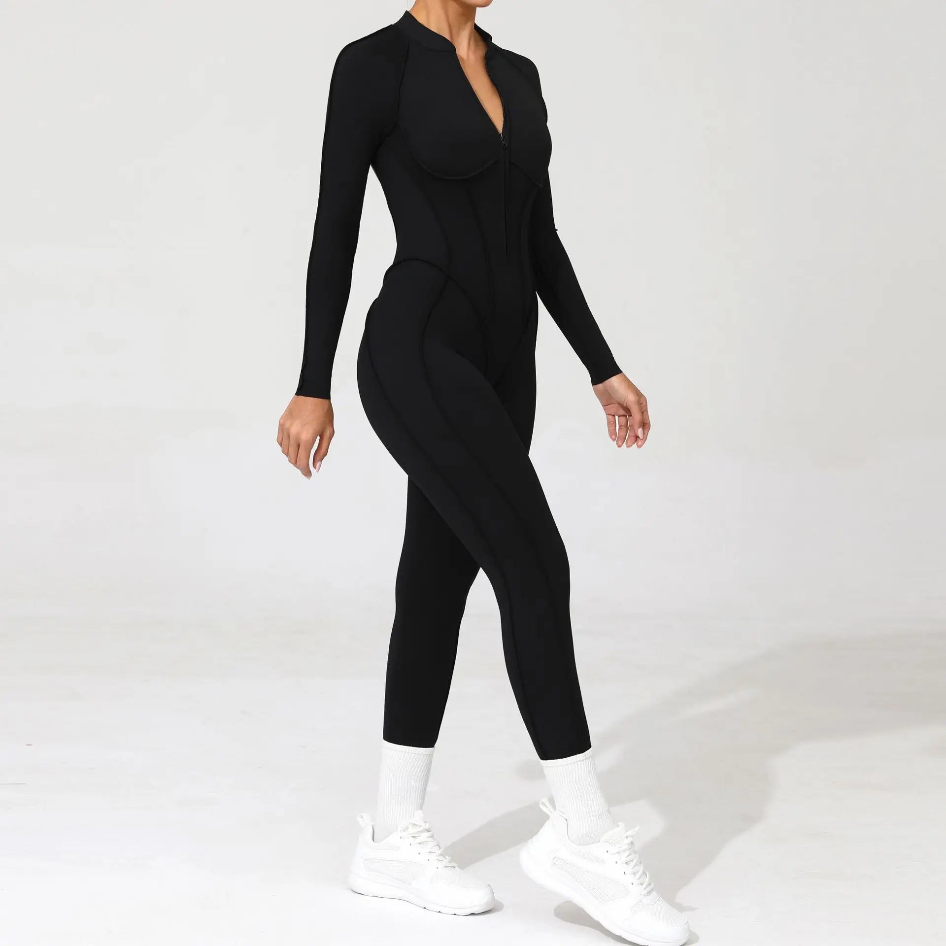 Women One Piece V Back Tracksuit