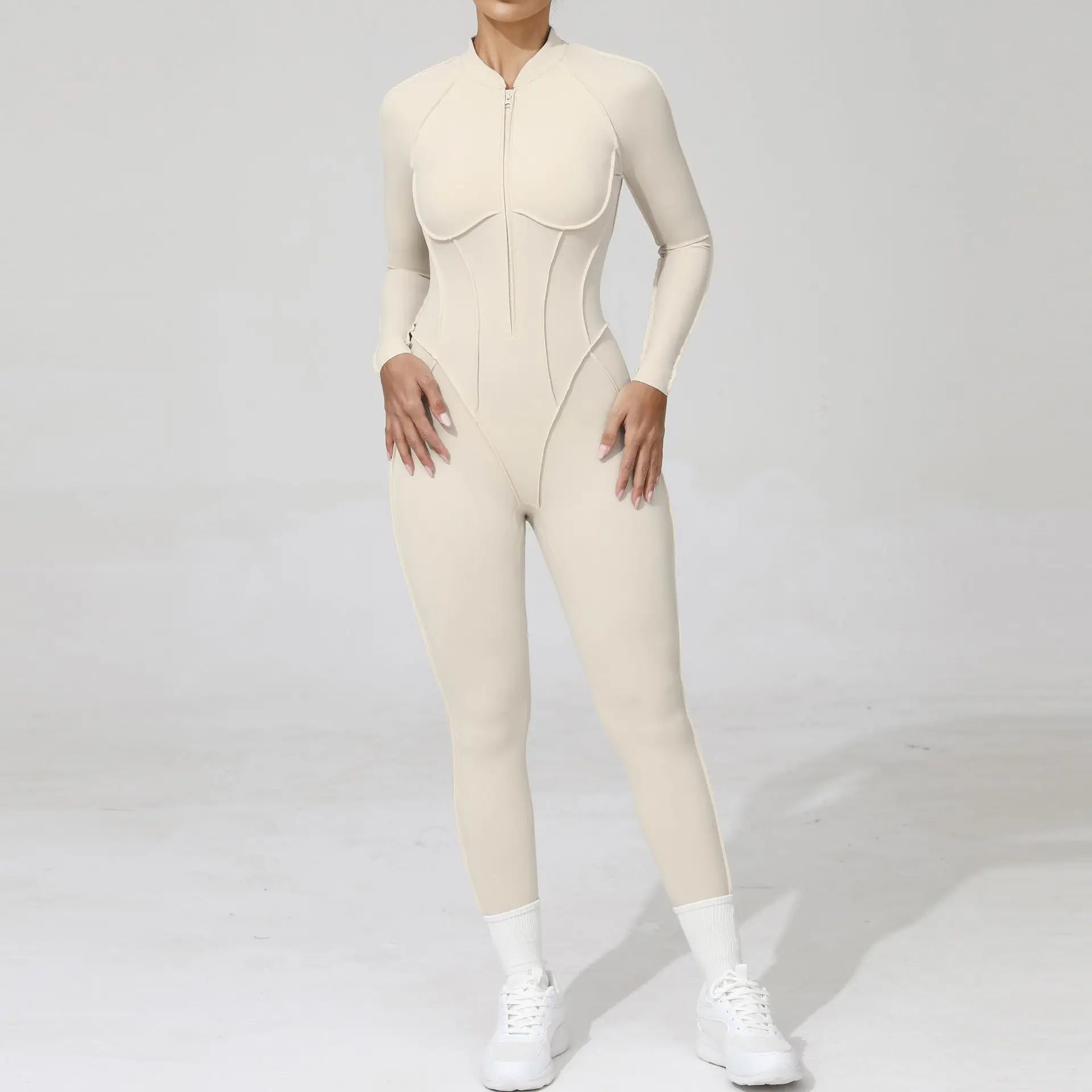 Women One Piece V Back Tracksuit