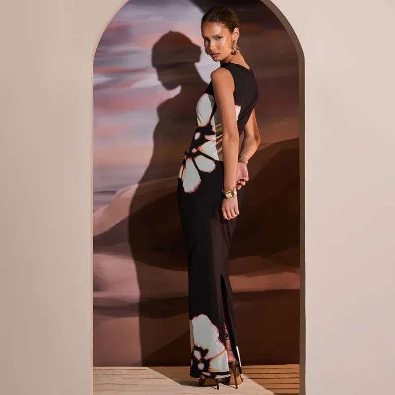 Women Summer Dress O-Neck Sleeveless - Norellé