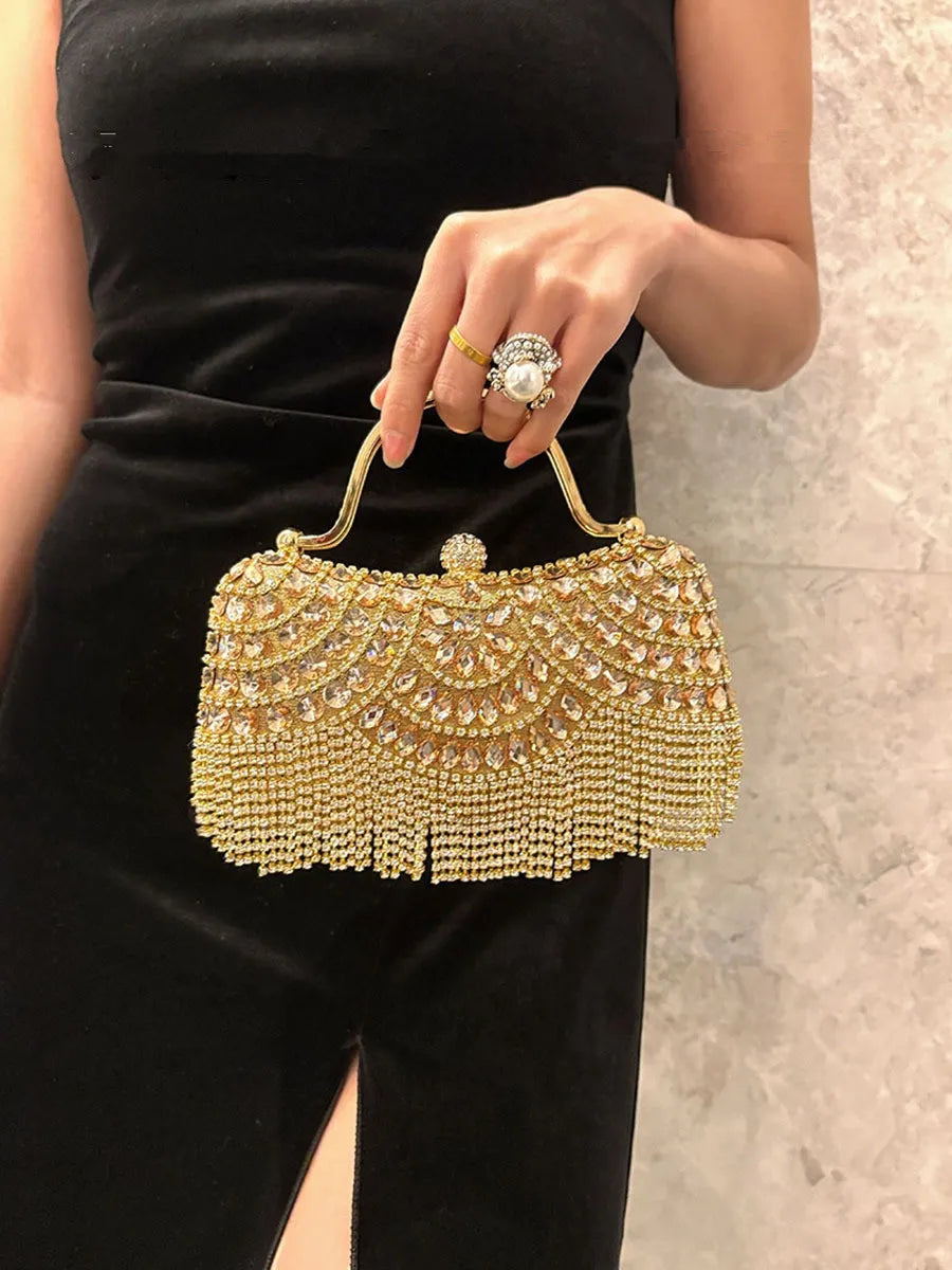 Diamond Evening Clutch Bag