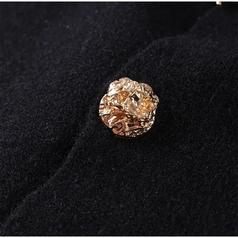 Elegant V-neck Solid Knitted Cardigan For Women