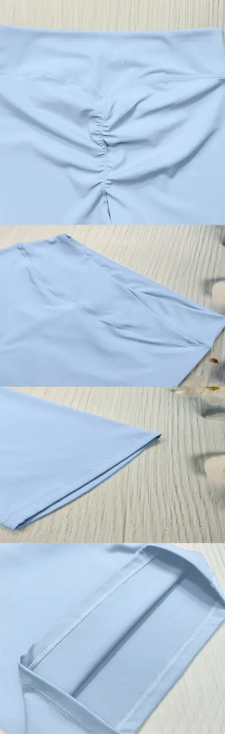 Women’s Seamless Yoga Set Naked Sensation Single Shoulder Bra & Breathable Quick-Dry Slim Pants