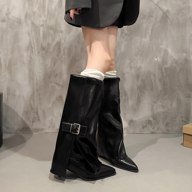 Retro Knee-high Boots