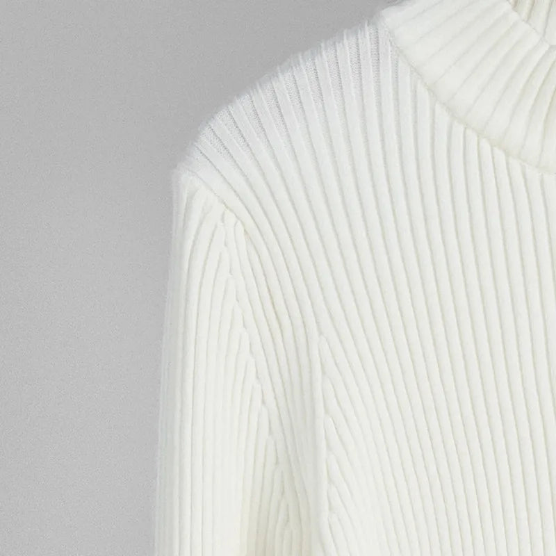 Solid Double Zip Knit Cardigan Women