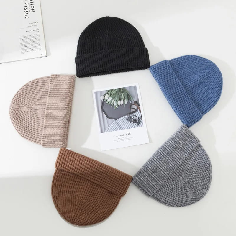 Knitted Pure Wool Beanies