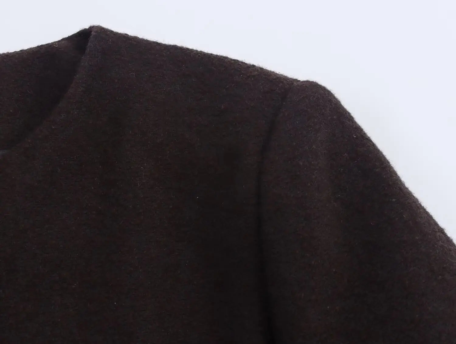 Women O-Neck Pilots Jacket with Metal Buttons