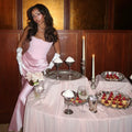Women's Evening Dress Strapless Pink - Norellé
