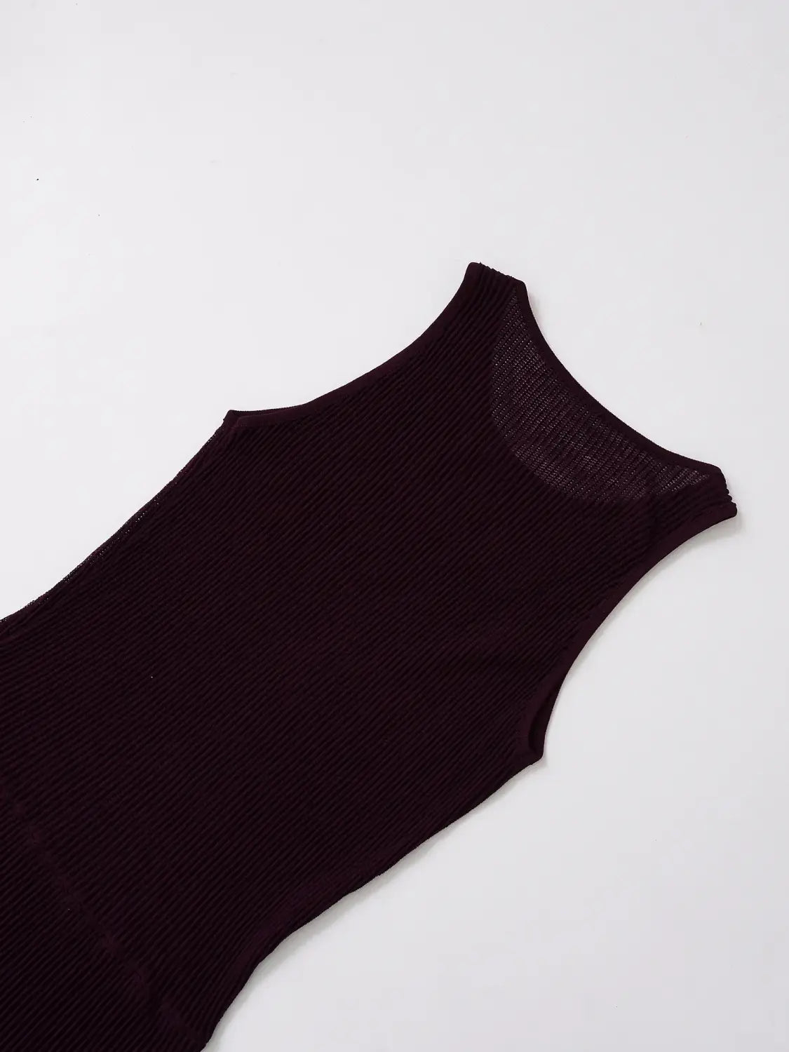 Bodycon Midi Dress for Women O Neck Sleeveless