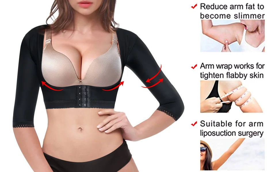 Women Shaperwear Underwear Upper Arm Bra Shaper