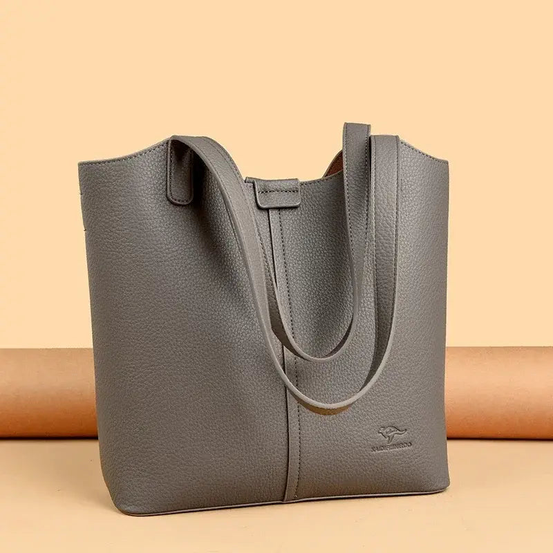 Soft Pu Leather Shoulder Carrying Hobo Bag for Women