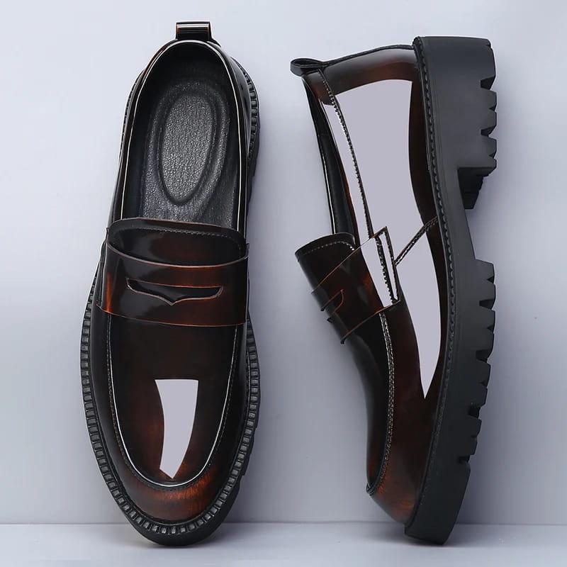 Soft Leather Breathable Loafers