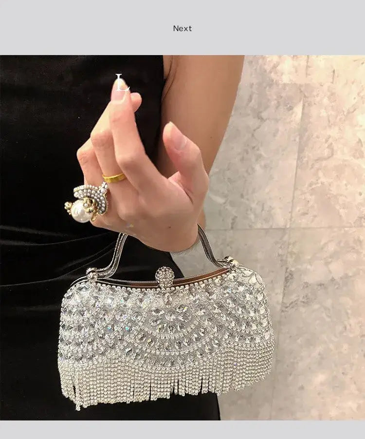 Diamond Evening Clutch Bag