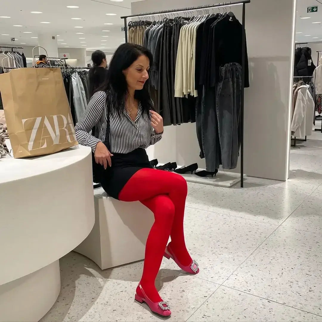 Red Tights Women